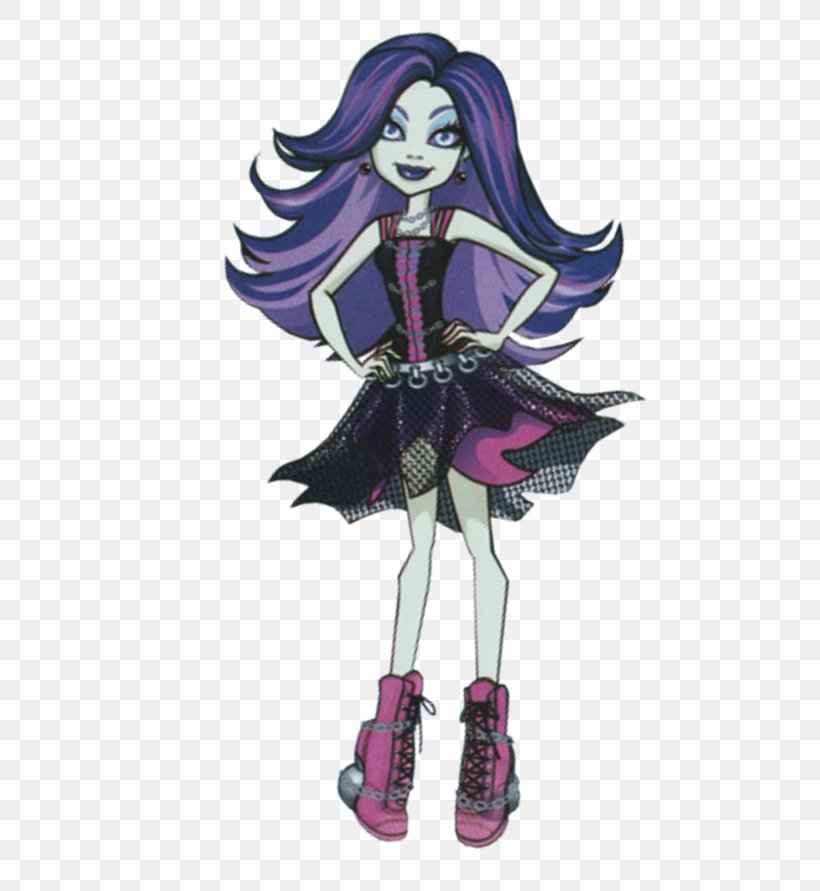 Cleo DeNile Monster High Spectra Vondergeist Daughter Of A Ghost Doll Monster High Spectra Vondergeist Daughter Of A Ghost, PNG, 566x891px, Watercolor, Cartoon, Flower, Frame, Heart Download Free
