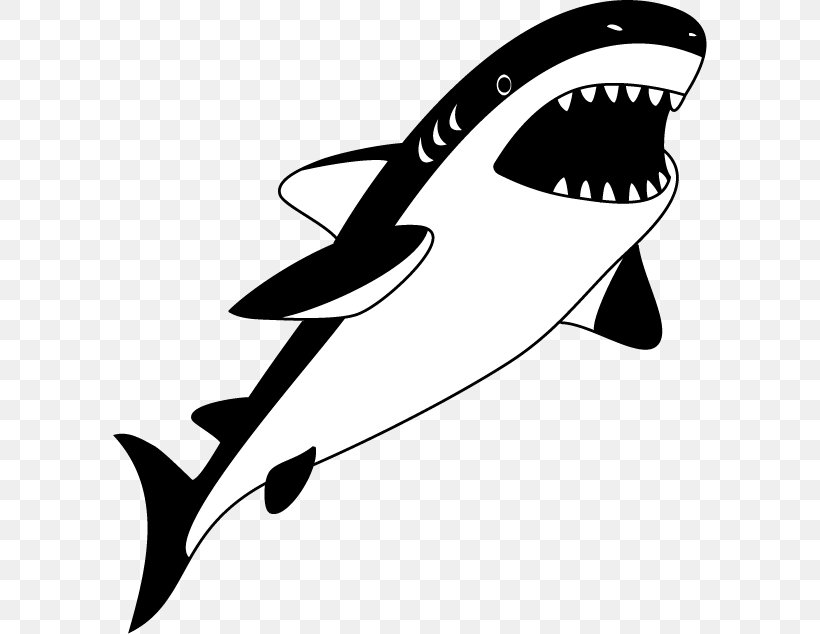 Clip Art Whale Shark Illustration Cetacea, PNG, 594x634px, Shark, Animal, Art, Artwork, Black Download Free
