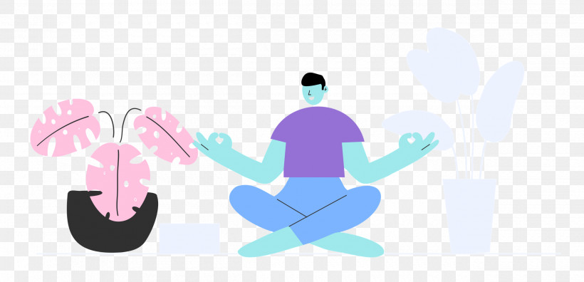 Meditating At Home Rest Relax, PNG, 2500x1210px, Rest, Behavior, Human, Joint, Line Download Free