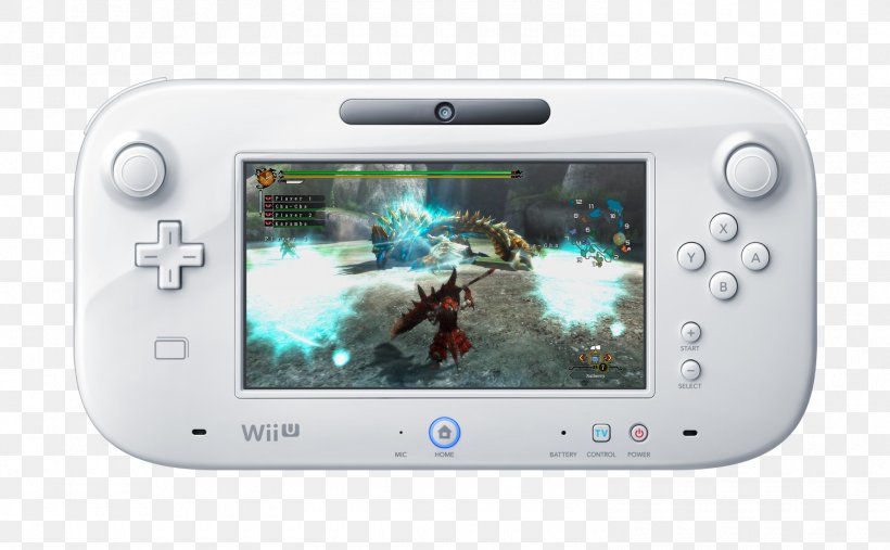 Wii U GamePad Monster Hunter Tri Monster Hunter 3 Ultimate, PNG, 1500x928px, Wii U, Capcom, Computer Software, Electronic Device, Electronics Download Free