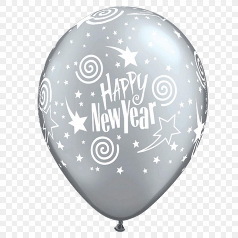 Balloon New Year's Eve Party Gold, PNG, 2466x2466px, Balloon, Balloon And Party Service, Birthday, Christmas, Color Download Free