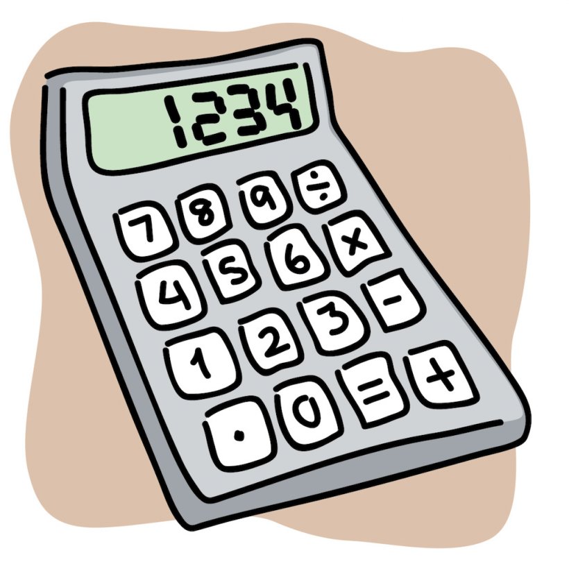 Calculator Clip Art, PNG, 1024x1024px, Calculator, Area, Calculation, Cartoon, Financial Calculator Download Free