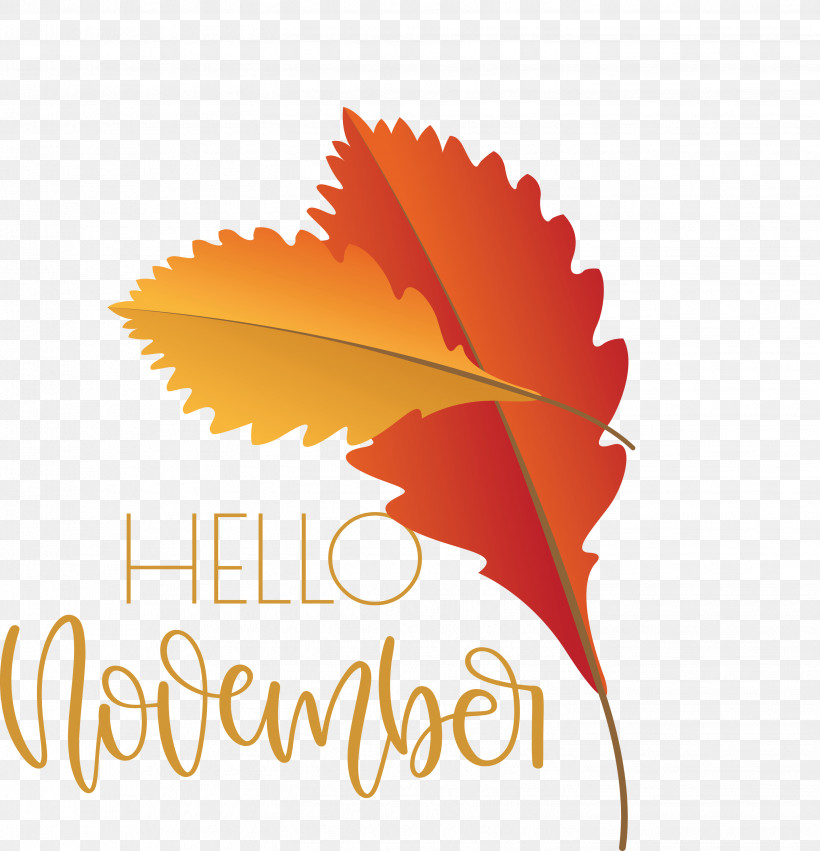 Hello November November, PNG, 2888x3000px, Hello November, Cartoon, Drawing, Leaf, Logo Download Free