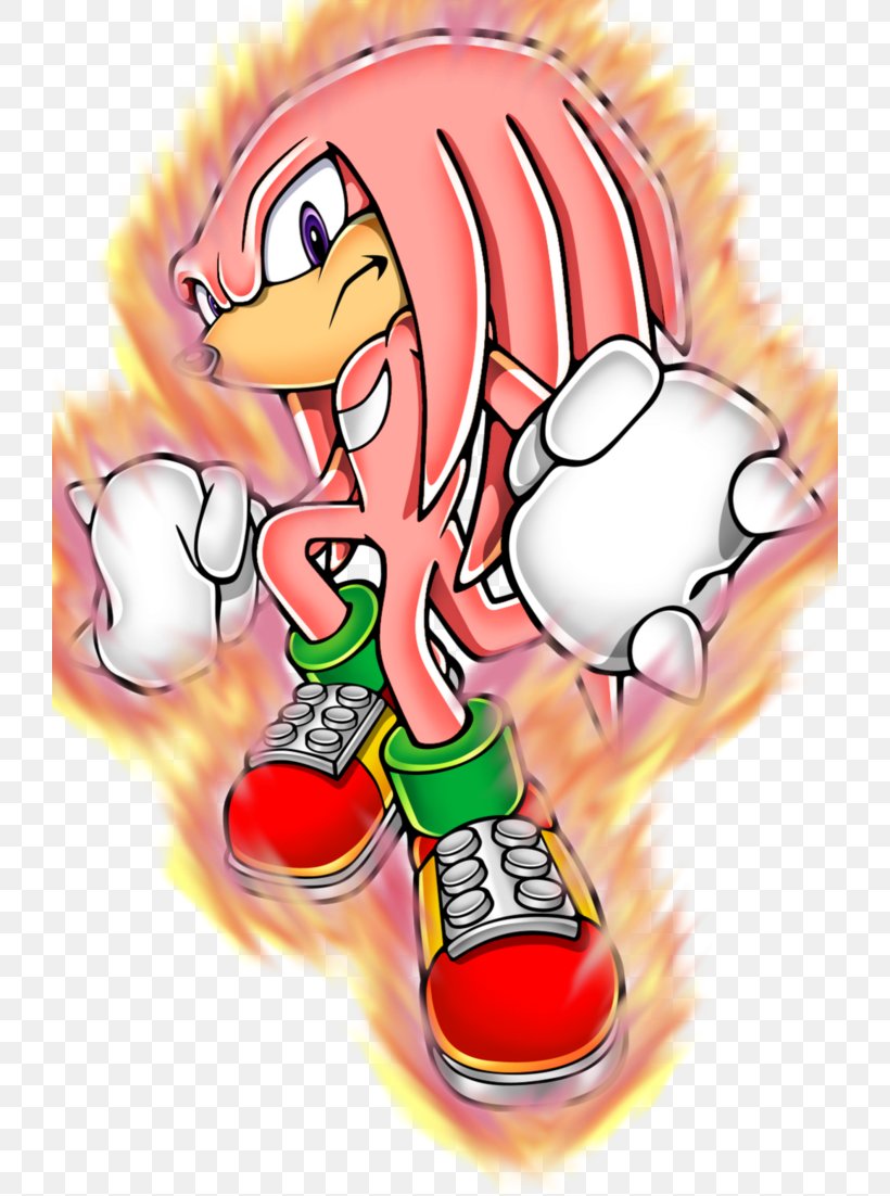 Knuckles The Echidna Shadow The Hedgehog Tails Sonic Adventure Sonic The Hedgehog 3, PNG, 724x1102px, Watercolor, Cartoon, Flower, Frame, Heart Download Free