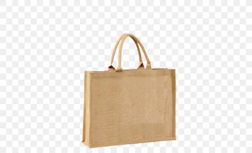 Paper Shopping Bags & Trolleys Tote Bag Jute, PNG, 500x500px, Paper, Bag, Beige, Handbag, Hessian Fabric Download Free