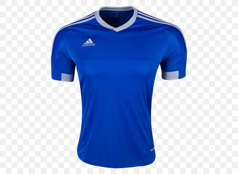 T-shirt Sports Fan Jersey Uniform Sleeve, PNG, 600x600px, Tshirt, Active Shirt, Adidas, Blue, Clothing Download Free