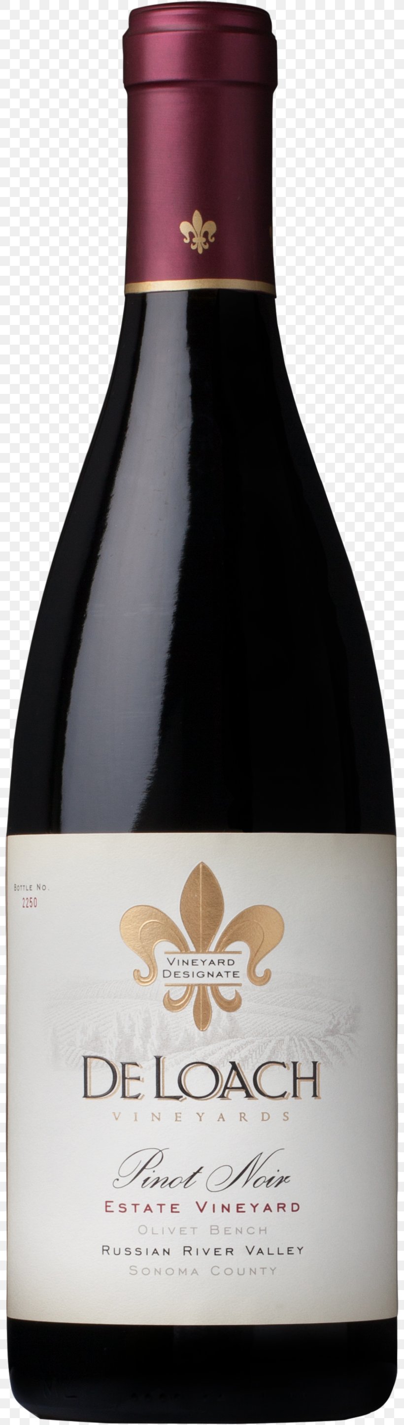 Pinot Noir DeLoach Vineyards Russian River Valley AVA Buena Vista Winery, PNG, 801x2894px, Pinot Noir, Alcoholic Beverage, Bottle, Buena Vista Winery, California Download Free