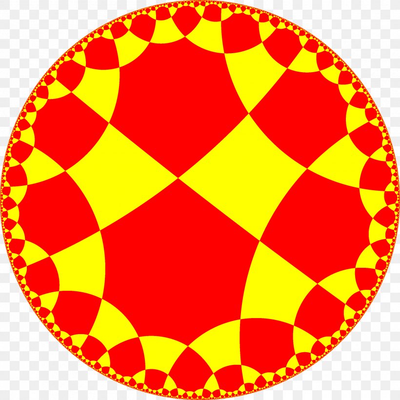 Tessellation Hyperbolic Geometry Uniform Tilings In Hyperbolic Plane, PNG, 2520x2520px, Tessellation, Area, Ball, Cuboctahedron, Dual Polyhedron Download Free