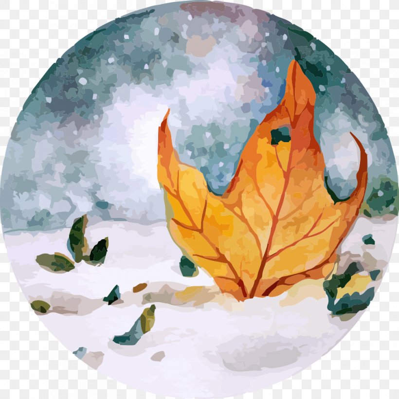 Winter Snow Computer File, PNG, 1004x1005px, Winter, Art, Gratis, Landscape, Leaf Download Free