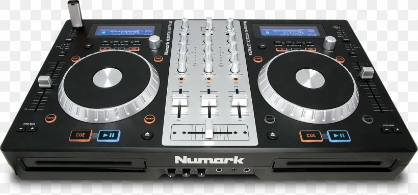 DJ Controller Disc Jockey MIDI Computer DJ Numark Industries, PNG, 1278x598px, Dj Controller, Audio, Audio Equipment, Audio Mixers, Audio Receiver Download Free