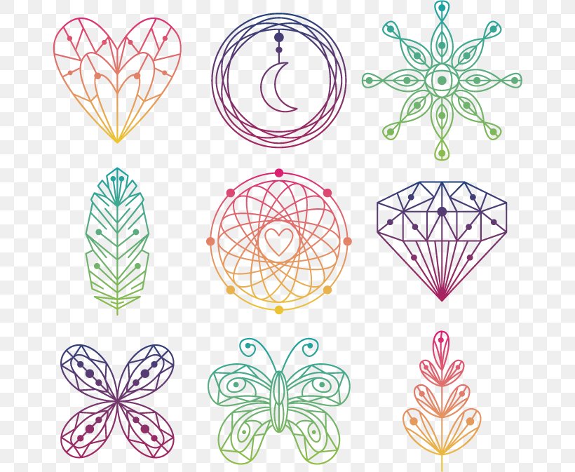 Euclidean Vector Drawing, PNG, 670x673px, Drawing, Boho Chic, Clip Art, Doodle, Feather Download Free