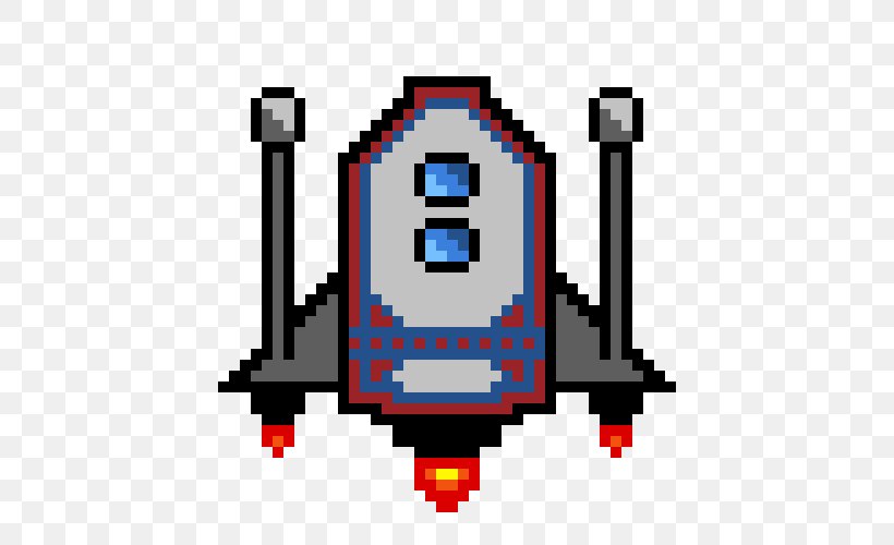 SpaceShipOne Spacecraft Pixel Art, PNG, 520x500px, 8bit Color, Spaceshipone, Art, Fauvism, Pixel Art Download Free
