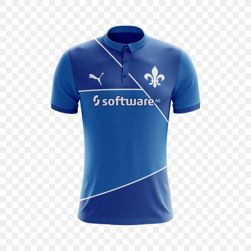 T-shirt Sports Fan Jersey Kit SV Darmstadt 98, PNG, 1200x1200px, Tshirt, Active Shirt, Blue, Clothing, Cobalt Blue Download Free