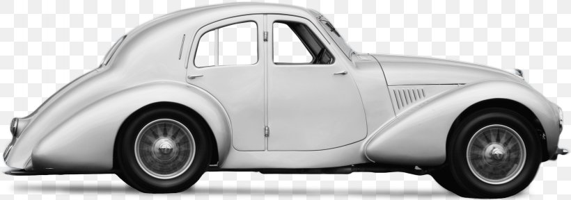 Mid-size Car Compact Car Automotive Design Vintage Car, PNG, 1638x576px, Midsize Car, Automotive Design, Automotive Exterior, Black And White, Brand Download Free