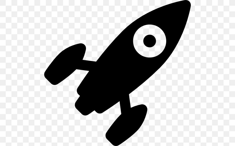 Rocket Spacecraft International Space Station Transport, PNG, 512x512px, Rocket, Artwork, Astronaut, Beak, Black And White Download Free