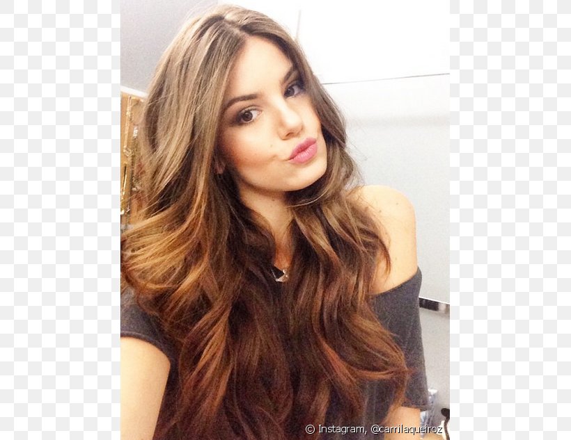 Camila Queiroz Long Hair Model Hairstyle Png 620x633px