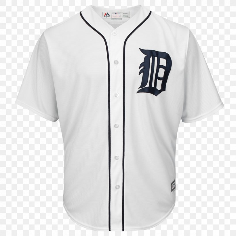 Detroit Tigers Majestic Home Toddler Jersey - 196180907359