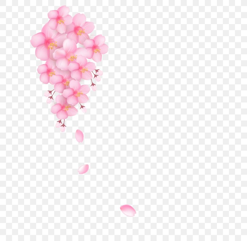 Download Cherry Blossom Petal Pink, PNG, 800x800px, Cherry Blossom, Heart, Petal, Pink, Pollen Download Free