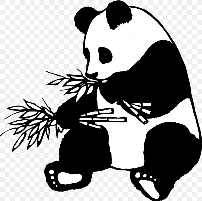 Giant Panda Bear Red Panda Cuteness Clip Art, PNG, 958x954px, Giant Panda, Art, Bear, Best Panda Chinese Restaurant, Black Download Free