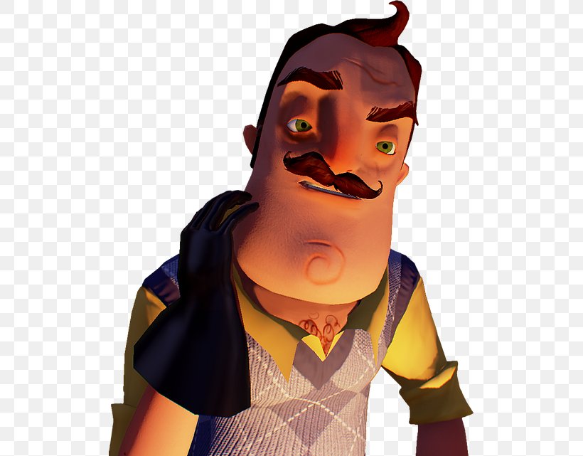 Hello Neighbor Street Fighter Alpha 3 YouTube Stealth Game TinyBuild, PNG, 514x641px, Hello Neighbor, Cheating In Video Games, Face, Facial Hair, Fictional Character Download Free