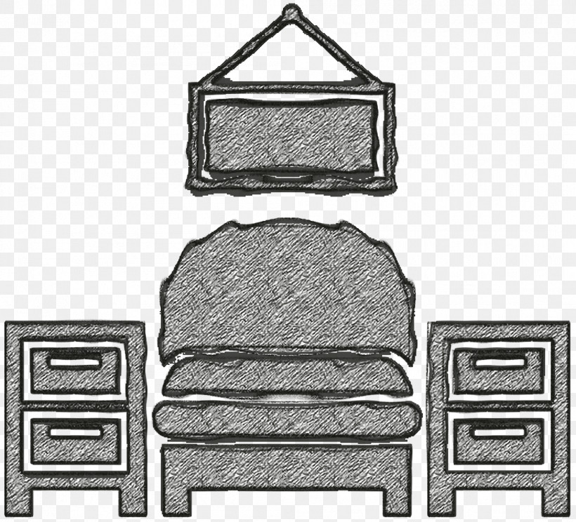 Bedroom Icon House Things Icon Tools And Utensils Icon, PNG, 1046x950px, Bedroom Icon, Black, Black And White, Furniture, Geometry Download Free