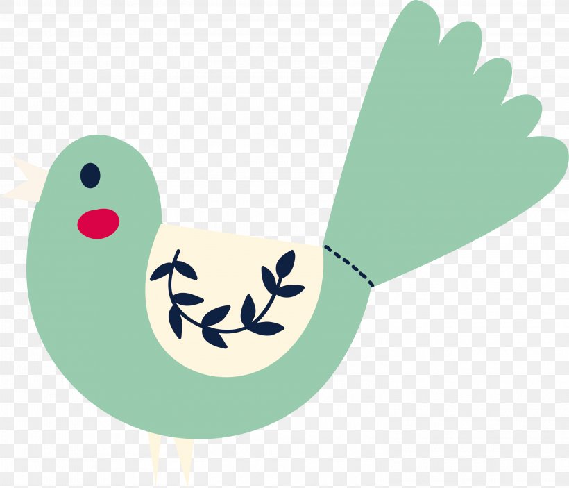 Bird Green Beak Clip Art, PNG, 3001x2573px, Watercolor, Cartoon, Flower, Frame, Heart Download Free