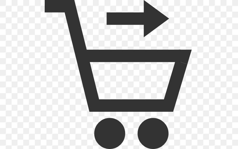 Shopping Cart Clip Art, PNG, 512x512px, Shopping Cart, Black, Black And White, Brand, Logo Download Free