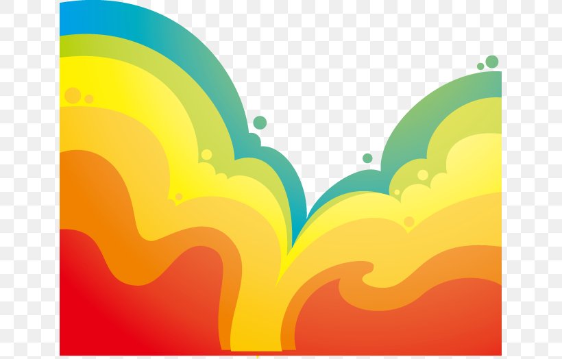Light Rainbow Color, PNG, 645x524px, Light, Cartoon, Color, Drawing, Gratis Download Free
