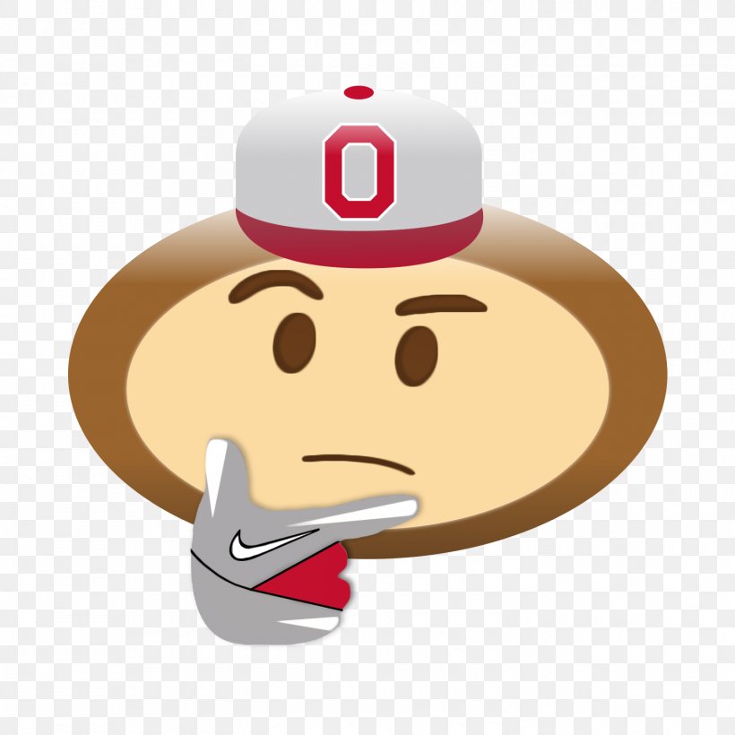 Ohio State University Ohio State Buckeyes Football Brutus Buckeye Emoji Ohio State Buckeyes Women's Track And Field, PNG, 1500x1500px, Ohio State University, Brutus Buckeye, Emoji, Emoticon, Finger Download Free