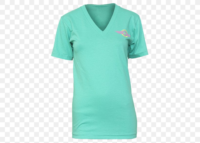 T-shirt Polo Shirt Crew Neck Top, PNG, 464x585px, Tshirt, Active Shirt, Aqua, Clothing, Crew Neck Download Free