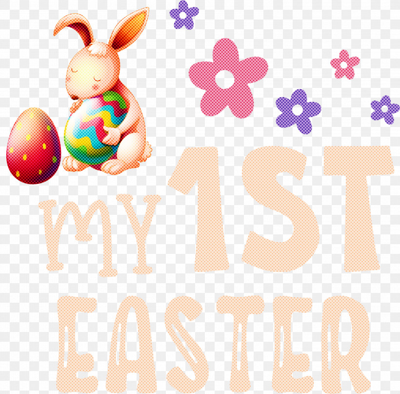 My 1st Easter Easter Bunny Easter Day, PNG, 2999x2952px, My 1st Easter, Basket, Cartoon, Drawing, Easter Basket Download Free