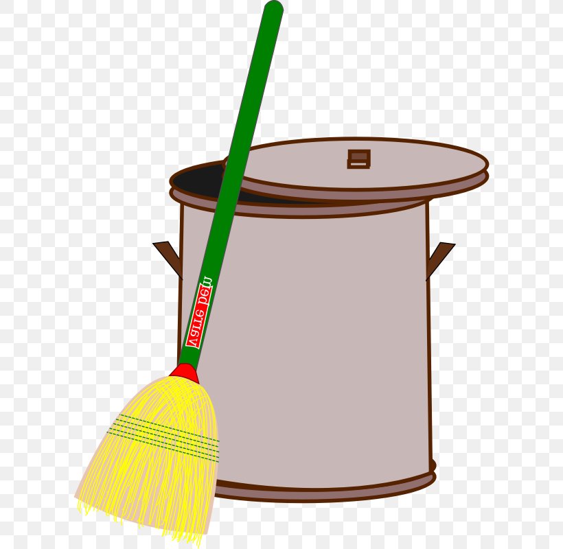 Rubbish Bins & Waste Paper Baskets Broom Cleaning Clip Art, PNG, 800x800px, Rubbish Bins Waste Paper Baskets, Architectural Engineering, Broom, Cartoon, Cleaning Download Free