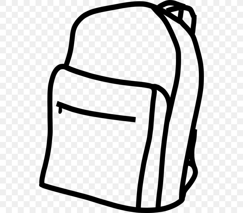 Backpack Baggage Travel Clip Art, PNG, 556x720px, Backpack, Area, Bag, Baggage, Black Download Free