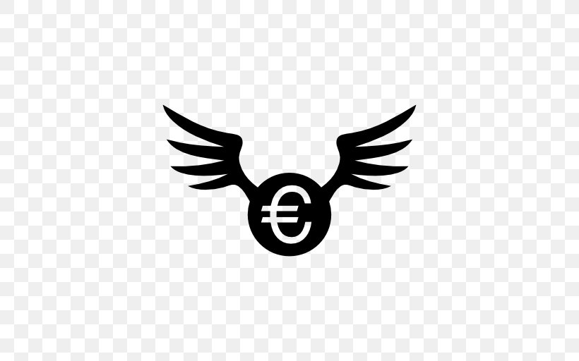 Dollar Coin United States Dollar Money, PNG, 512x512px, 500 Yen Coin, Dollar Coin, Banknote, Bird, Black And White Download Free