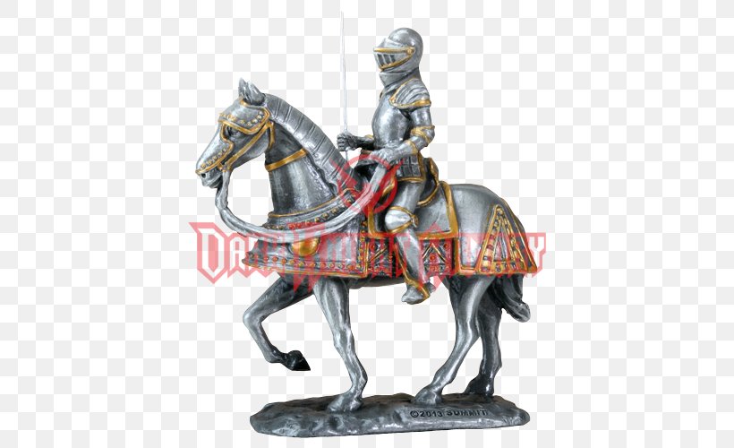 Middle Ages Knight Horse Spanish Chivalry Equestrian Statue, PNG, 500x500px, Middle Ages, Armour, Barding, Black Knight, Bronze Download Free