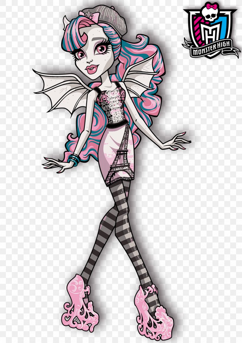 Monster High Doll, PNG, 1131x1600px, Watercolor, Cartoon, Flower, Frame, Heart Download Free