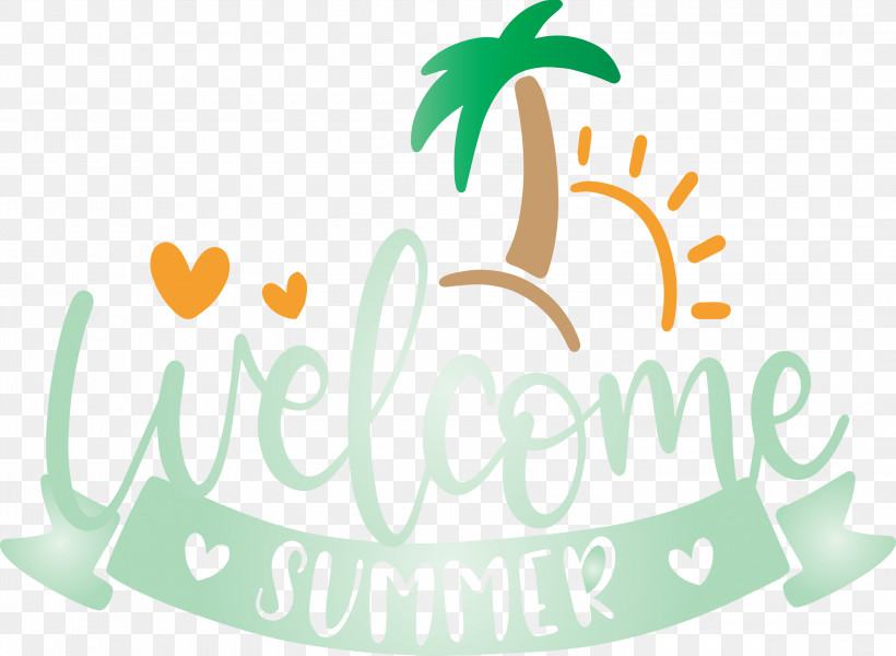 Welcome Summer, PNG, 3000x2197px, Welcome Summer, Fruit, Happiness, Logo, M Download Free