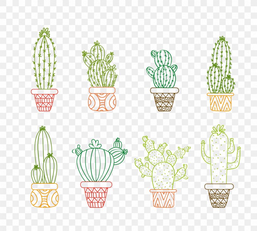 Drawing Cactaceae Succulent Plant Illustration, PNG, 1835x1650px, Drawing, Art, Cactaceae, Cactus, Cartoon Download Free
