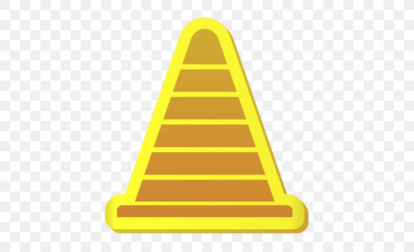 Line Angle, PNG, 500x500px, Triangle, Cone, Yellow Download Free