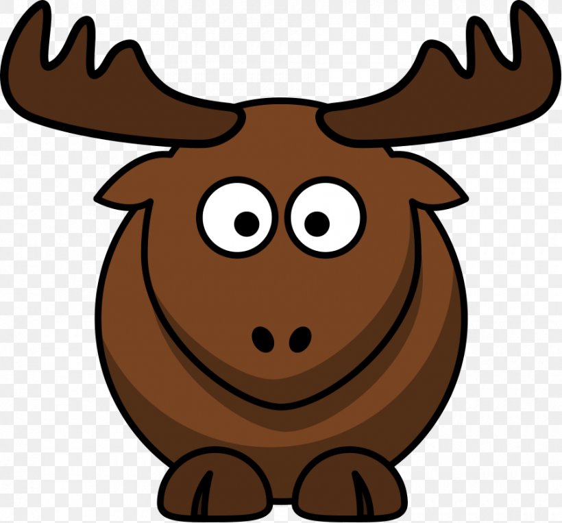 Elk Moose Cartoon Clip Art, PNG, 900x838px, Elk, Antler, Cartoon, Deer, Drawing Download Free