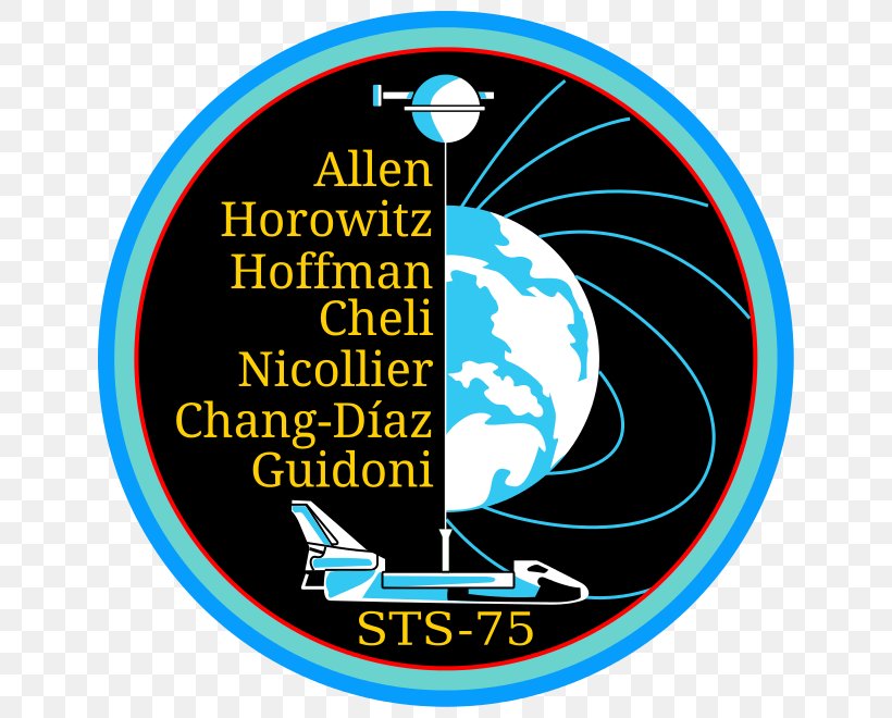 STS-75 Space Shuttle Program STS-71 Mission Patch Space Shuttle Columbia, PNG, 660x660px, Space Shuttle Program, Area, Brand, Logo, Mission Patch Download Free