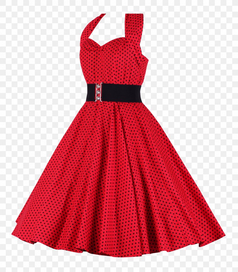 1950s Dress Halterneck Clothing Polka Dot, PNG, 1300x1484px, Dress, Clothes Shop, Clothing, Clothing Sizes, Cocktail Dress Download Free