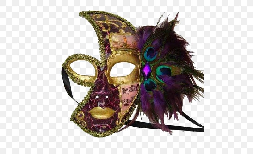 Mask Masquerade Ball Mardi Gras Costume Feather, PNG, 500x500px, Mask, Clothing, Costume, Costume Party, Designer Download Free