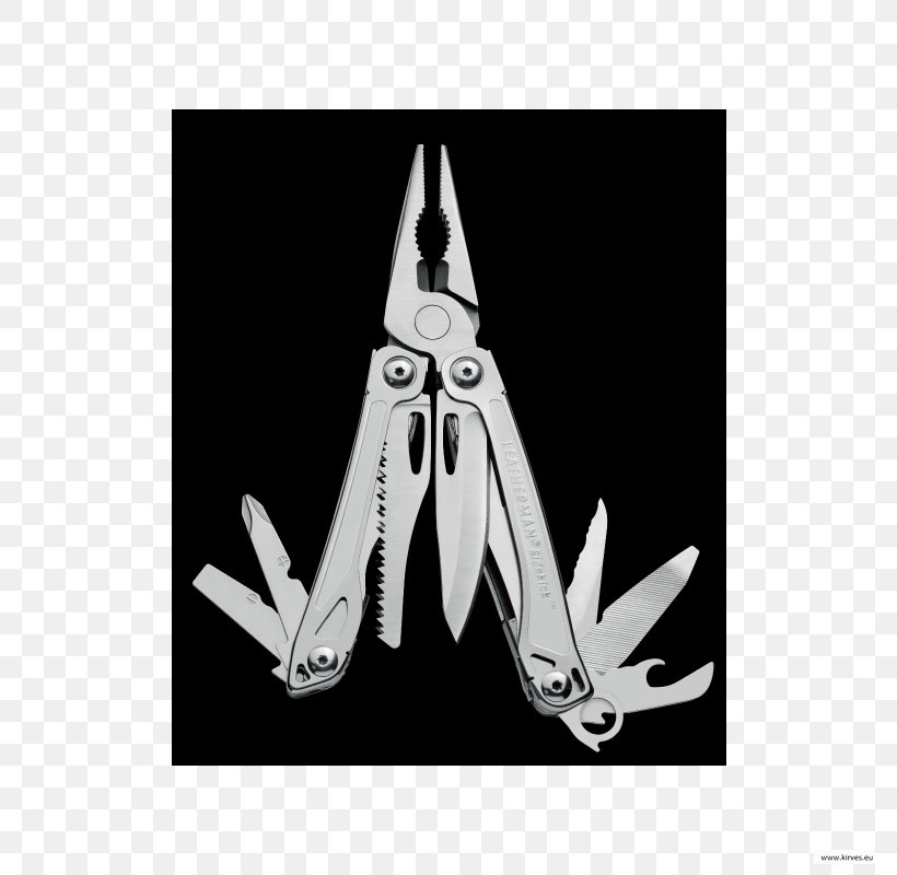 Multi-function Tools & Knives Leatherman Knife Everyday Carry Screwdriver, PNG, 800x800px, Multifunction Tools Knives, Black And White, Computer, Everyday Carry, File Download Free