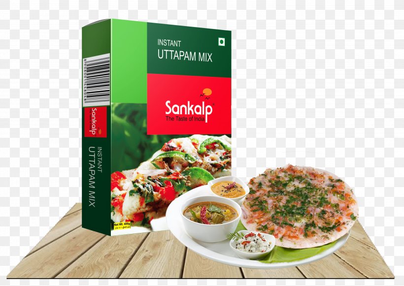 Uttapam Vegetarian Cuisine Sambar Dosa Idli, PNG, 3000x2126px, Uttapam, Brand, Condiment, Convenience Food, Cuisine Download Free
