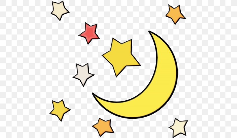 Crescent Moon Drawing, PNG, 640x480px, Watercolor, Cartoon, Crescent, Drawing, Emoticon Download Free