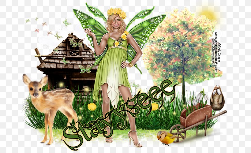 Fairy Tree Fauna Cartoon, PNG, 700x500px, Fairy, Animal, Art, Cartoon, Fauna Download Free