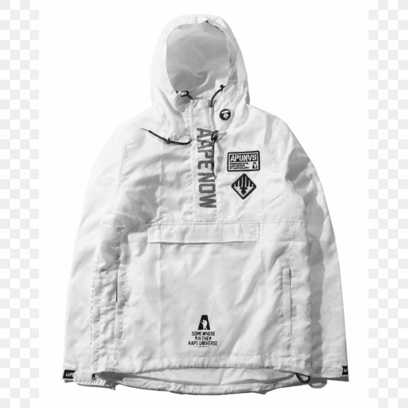 Hoodie T-shirt Jacket Outerwear, PNG, 900x900px, Hoodie, Bathing Ape, Black And White, Bluza, Champion Download Free
