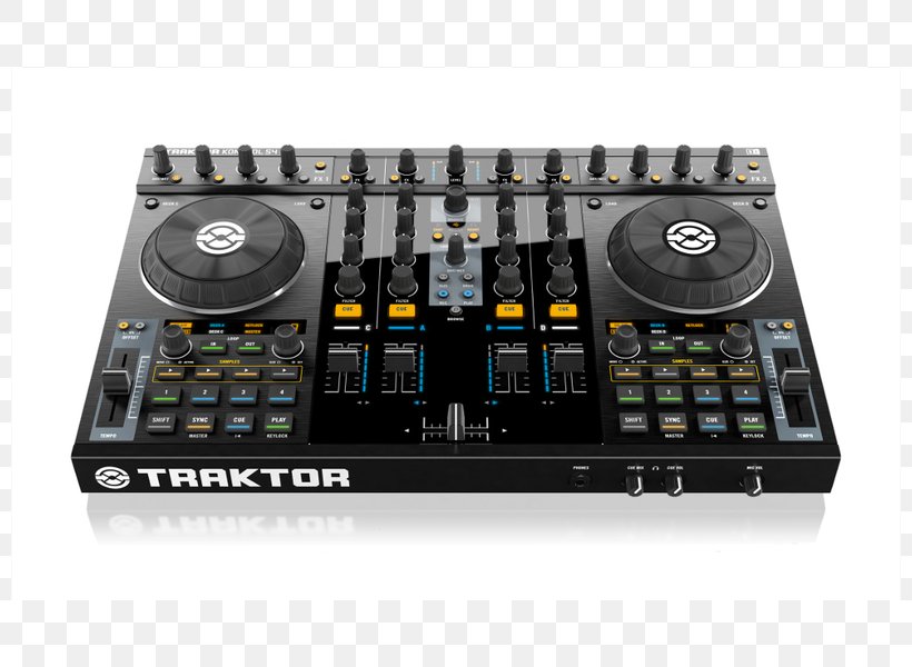 Traktor Native Instruments DJ Controller Disc Jockey Musical Instruments, PNG, 800x600px, Watercolor, Cartoon, Flower, Frame, Heart Download Free