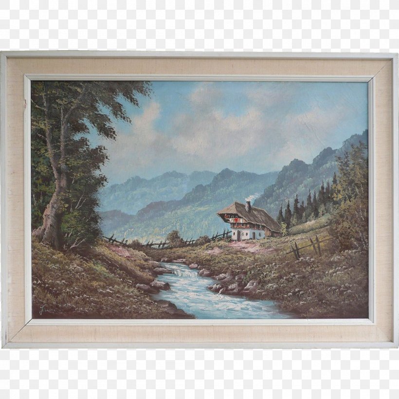 Watercolor Painting Picture Frames Landscape, PNG, 1001x1001px, Painting, Artwork, Landscape, Paint, Picture Frame Download Free